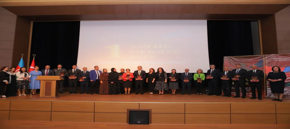  “1 ŞEHİT, 1 ÖYKÜ, 1 ŞİİR”İN 4. CİLDİ NAHÇIVAN’DA TANITILDI