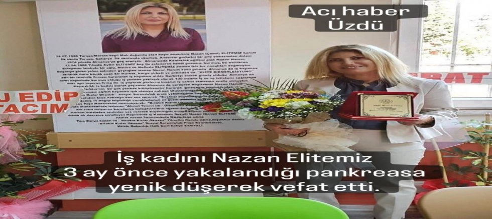 Hamburg’un tanınmış değerli iş insanlarından Nazan Elitemiz hayatını kaybetti